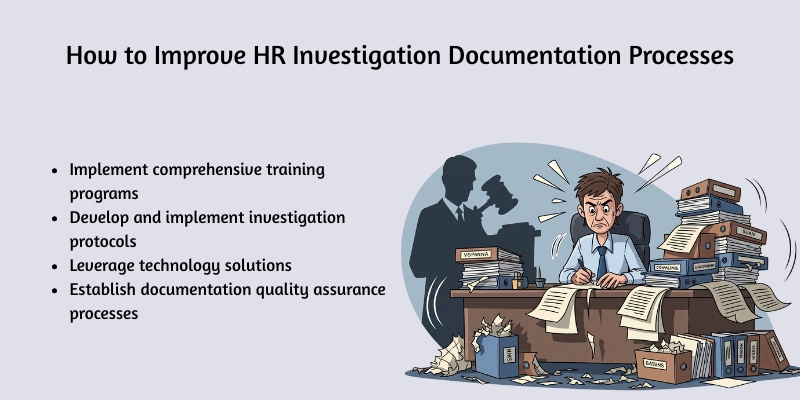 How to Improve HR Investigation Documentation Processes